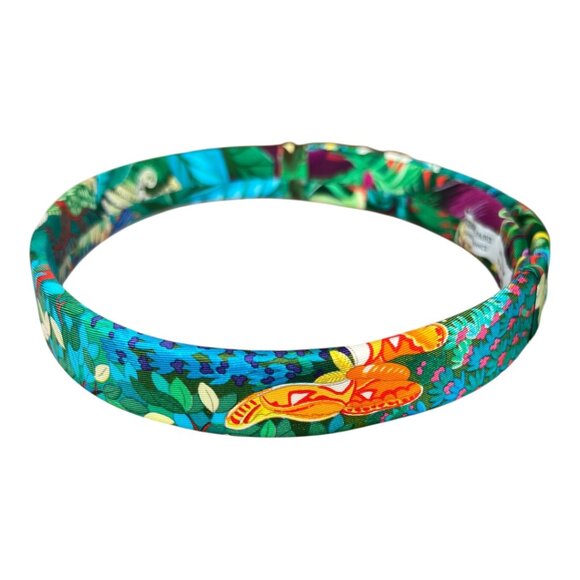 HERMES Silk Mistinguett Headband Made in France One Size Fits All Hairband main image 10